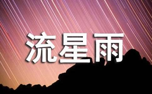 守望流星雨初中作文